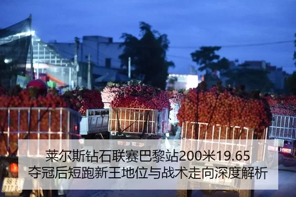 莱尔斯钻石联赛巴黎站200米19.65夺冠后短跑新王地位与战术走向深度解析